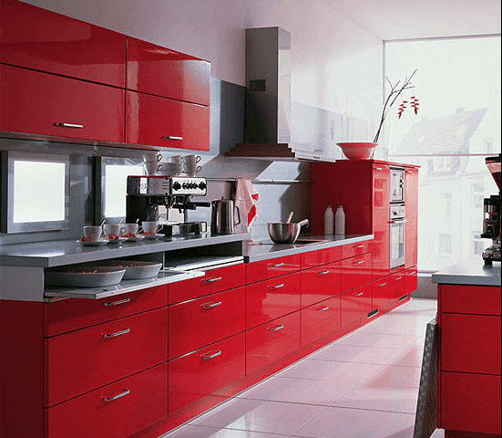 Red Kitchens - West Midlands Home Improvements Blog 