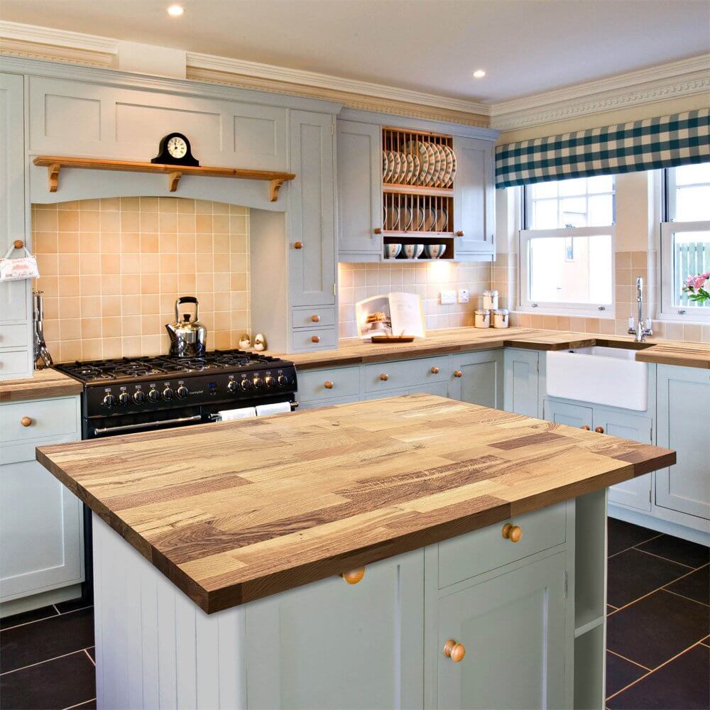 Hardwood Kitchen Worktops - West Midlands Home Improvements Blog 