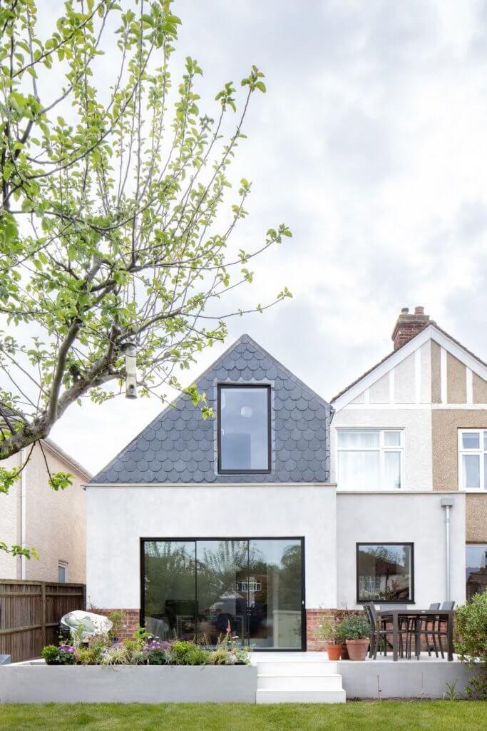 The Double Storey Extension On A Semi Detached House