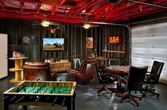 Create A Man Cave Or Second Living Room