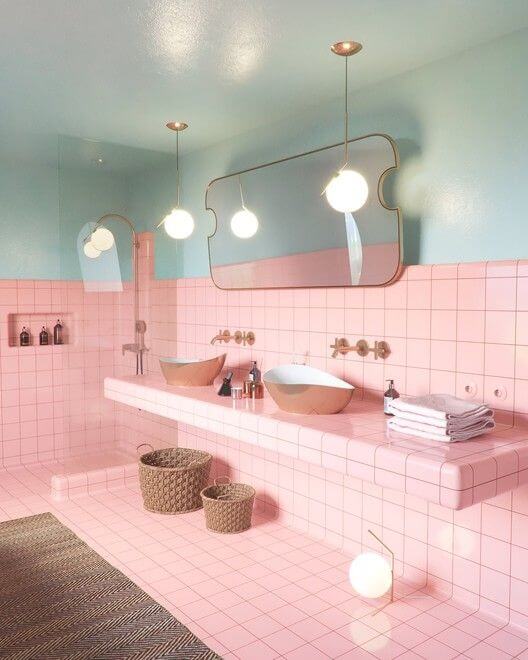 Pink Bathrooms